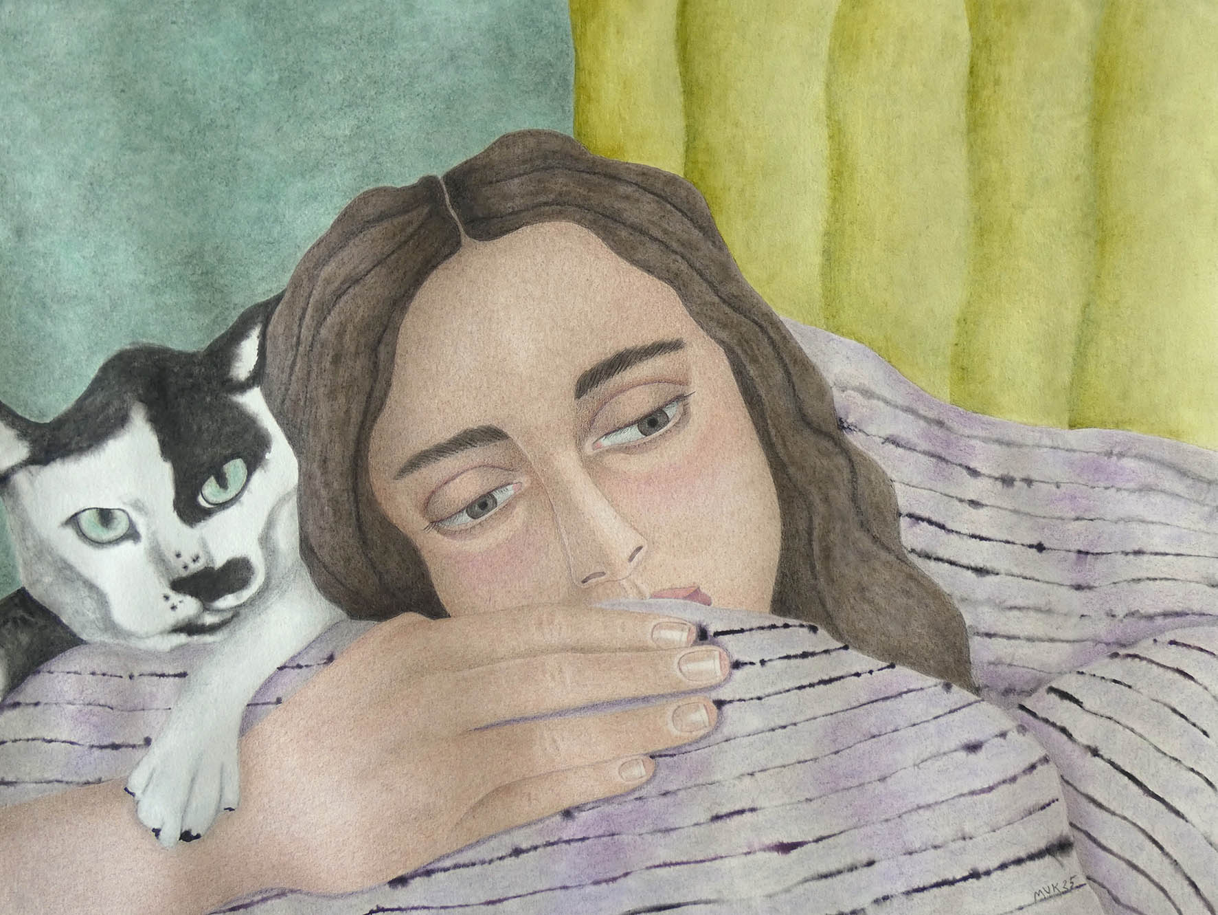 tekening Maeve van klaveren, Let the day go by